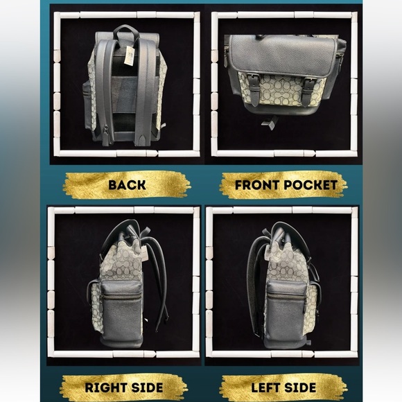 Coach Mens Sprint Backpack In Signature Jacquard ✨NWT✨ MSRP $750 Style#CE523 - Picture 2 of 9